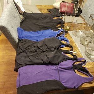 5 Gently Used Lucy Sports Bra Tanks